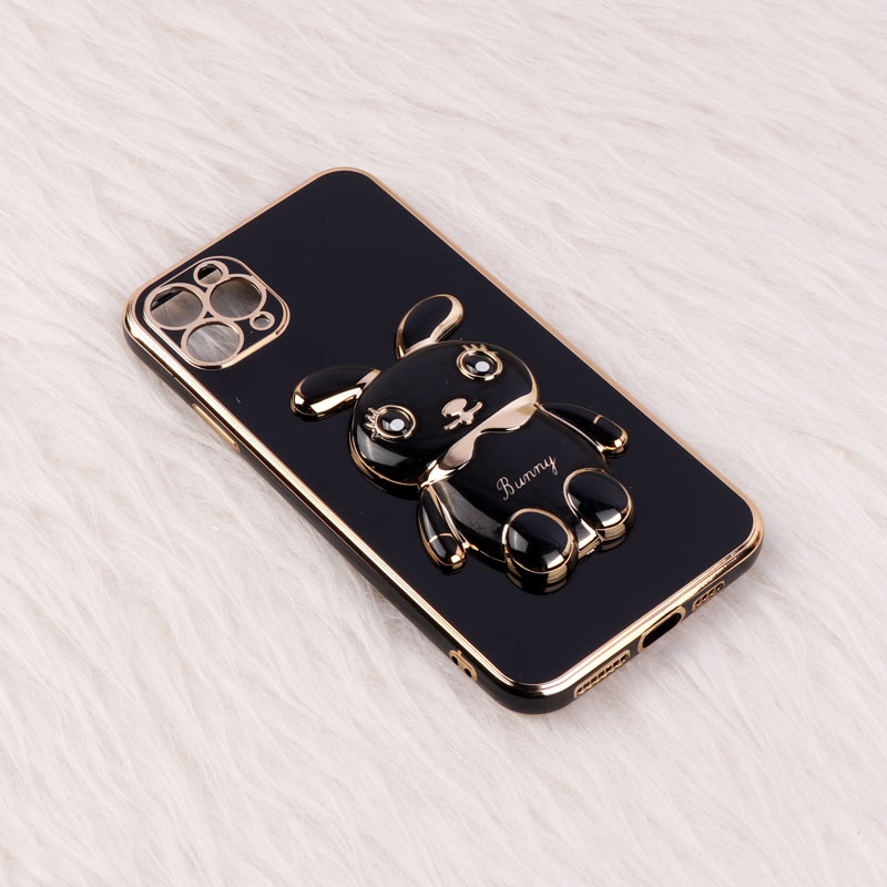 قاب عروسکی Rabbit استندشو محافظ لنزدار iPhone 11 Pro Max