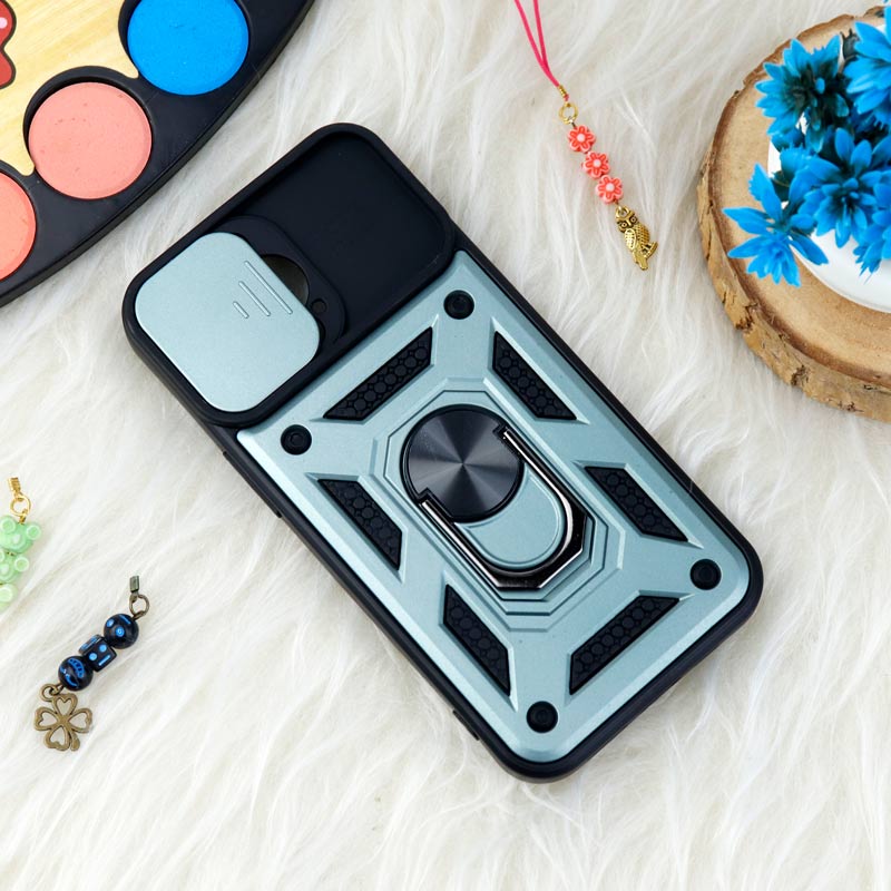 قاب ضد ضربه محافظ لنزدار کشویی هولدر دار بتمن iPhone 13 Pro