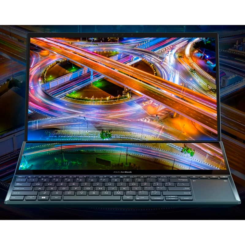 لپ تاپ Asus Zenbook Pro Duo 15 UX582ZM Core i7 (12700H) 16GB 1TB SSD NVIDIA 6GB 15.6" 4K