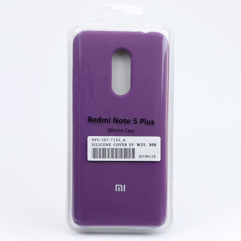 قاب سیلیکونی اصلی Xiaomi Redmi Note 5 Plus
