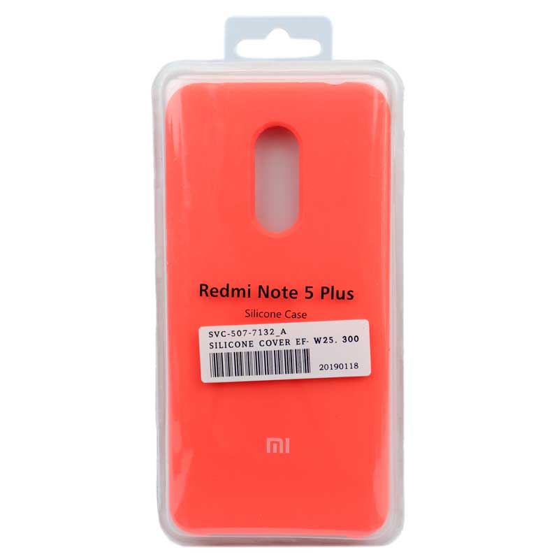 قاب سیلیکونی اصلی Xiaomi Redmi Note 5 Plus