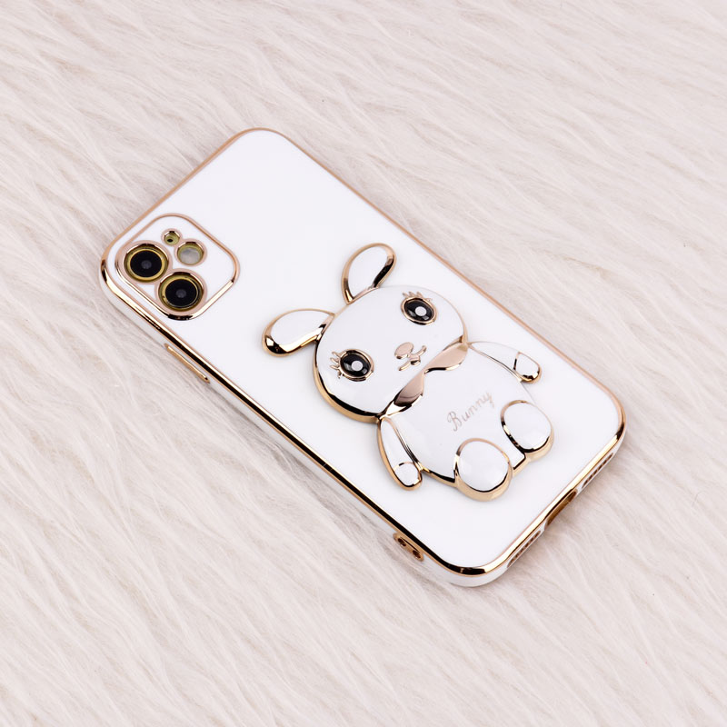 قاب عروسکی Rabbit استندشو محافظ لنزدار iPhone 11