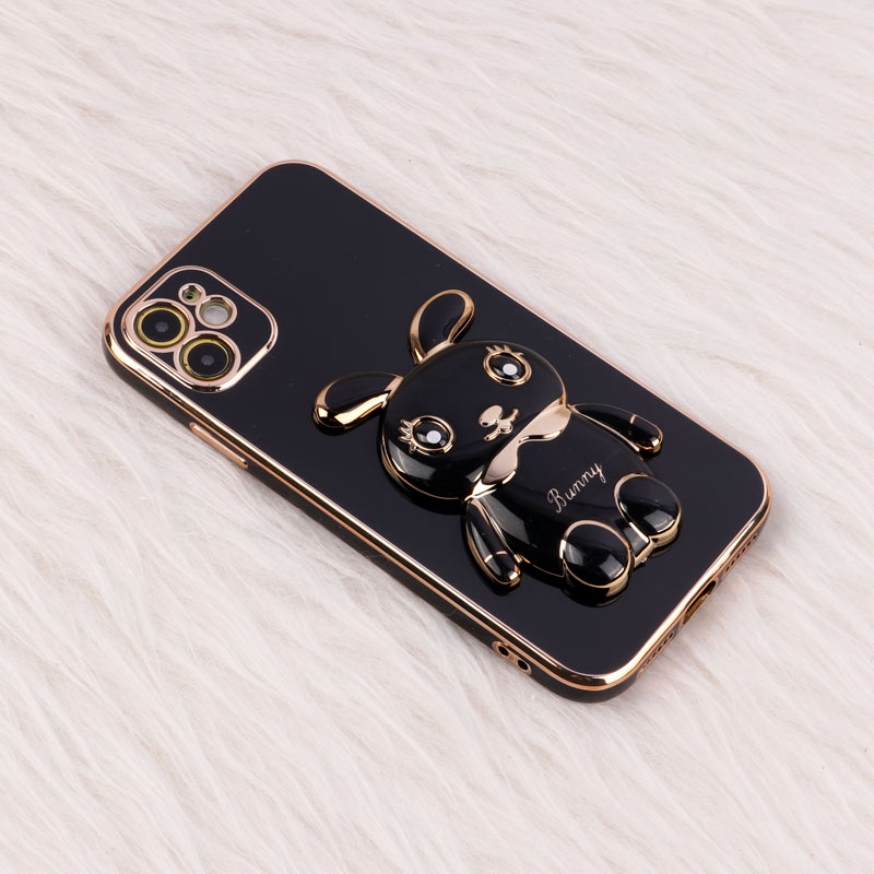 قاب عروسکی Rabbit استندشو محافظ لنزدار iPhone 11