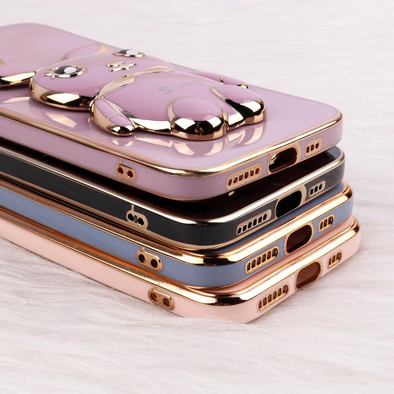 قاب عروسکی Rabbit استندشو محافظ لنزدار iPhone 11 Pro