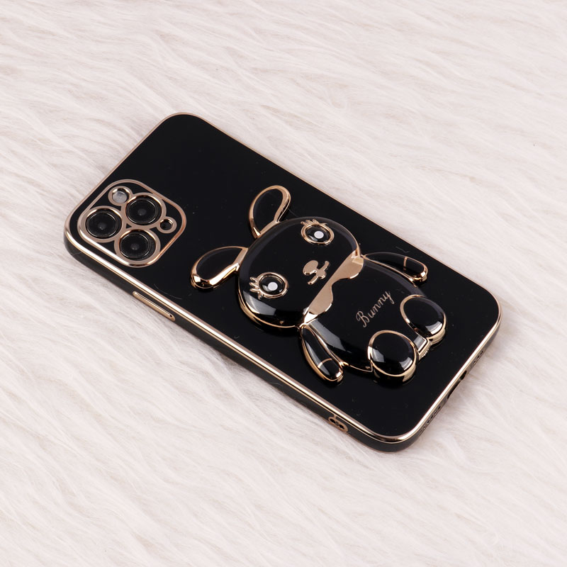 قاب عروسکی Rabbit استندشو محافظ لنزدار iPhone 11 Pro