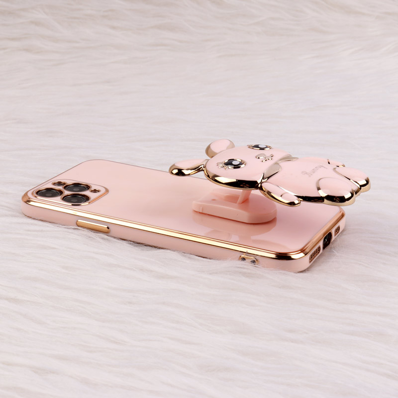 قاب عروسکی Rabbit استندشو محافظ لنزدار iPhone 11 Pro
