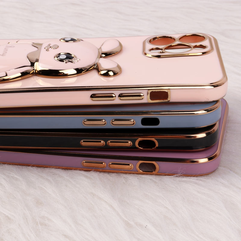 قاب عروسکی Rabbit استندشو محافظ لنزدار iPhone 12 Pro Max