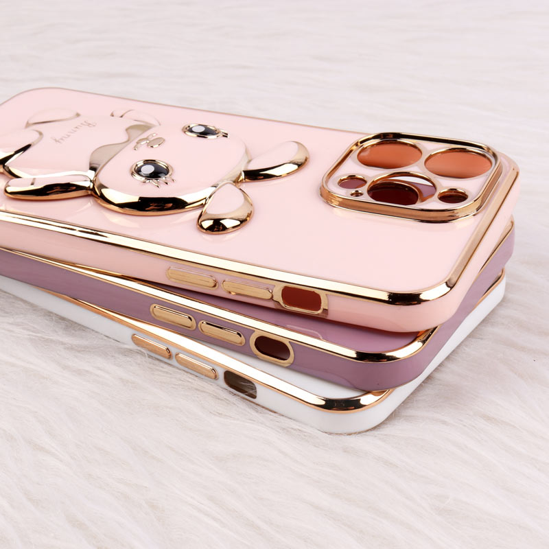 قاب عروسکی Rabbit استندشو محافظ لنزدار iPhone 14 Pro Max