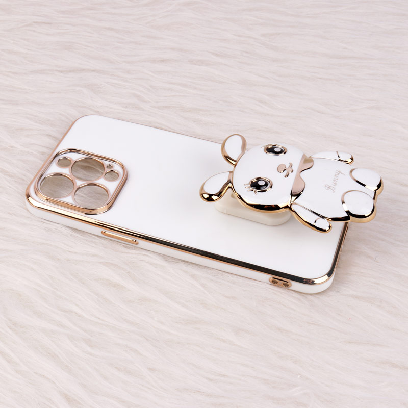 قاب عروسکی Rabbit استندشو محافظ لنزدار iPhone 14 Pro Max