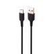 کابل تایپ سی فست شارژ 2.4 آمپر هادرون HTC-A-C01 طول 1 متر