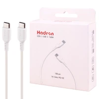 کابل تبدیل فست شارژ Hadron HTC-C-C01 Type-C to Type-C 3A PD QC 1m