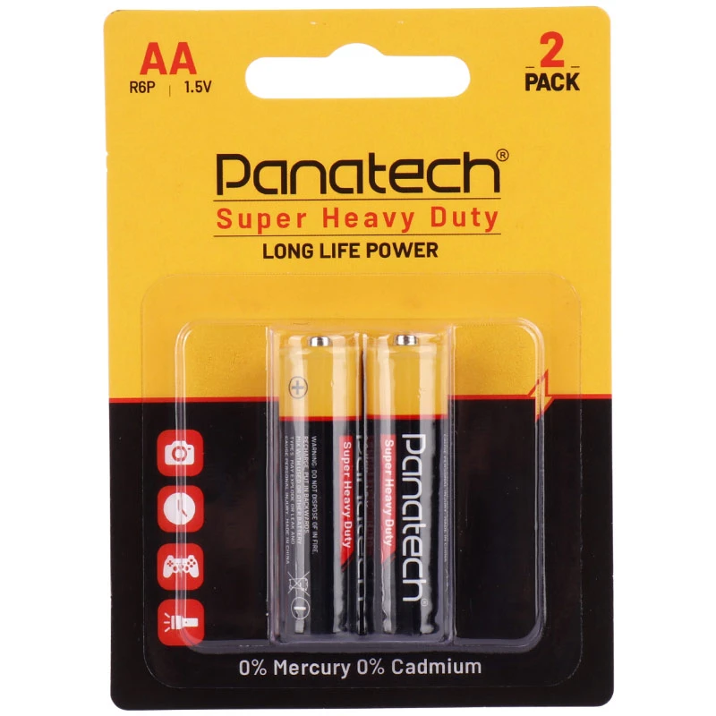 باتری دوتایی قلمی پاناتک Super Heavy Duty R6P