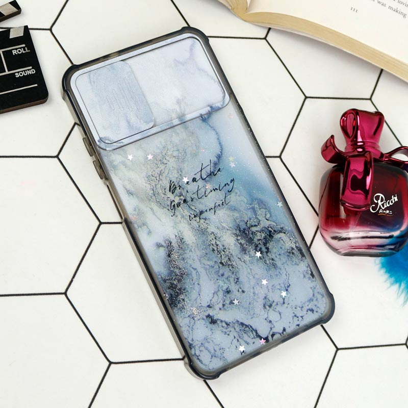 قاب طرحدار محافظ لنزدار کشویی ایربگ دار Xiaomi Poco M3