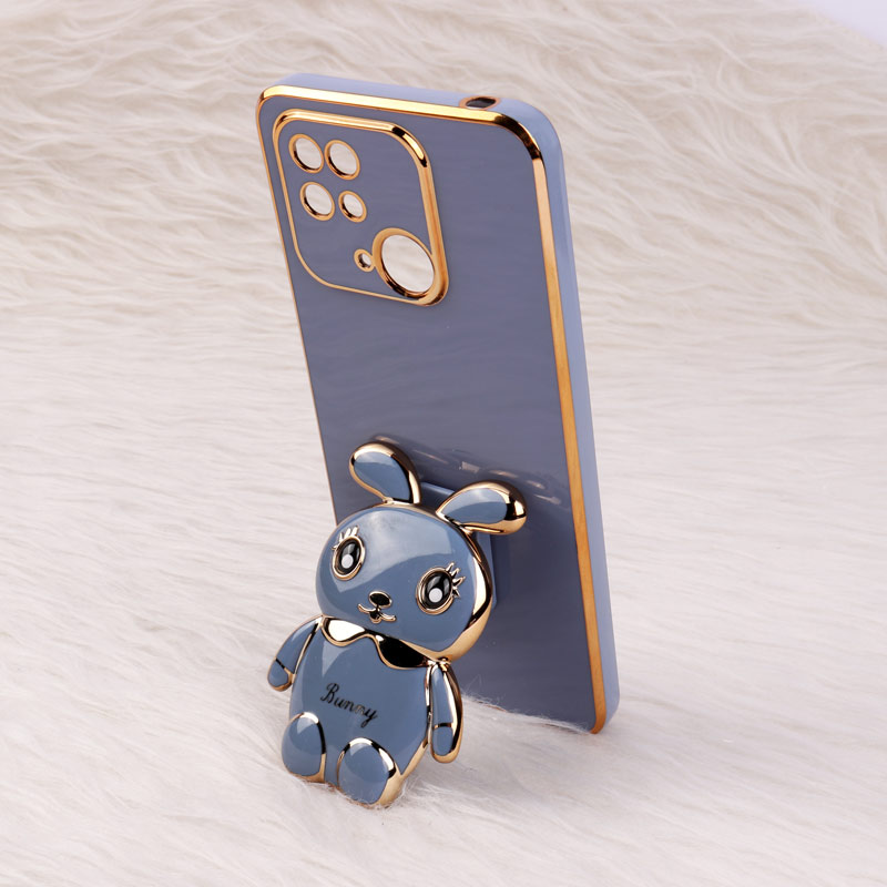 قاب عروسکی Rabbit استندشو محافظ لنزدار Xiaomi Redmi 10C