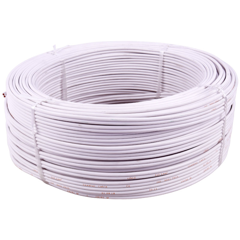 سیم برق افشان نایلونی 2.5*2 لینکو حلقه 100 متری