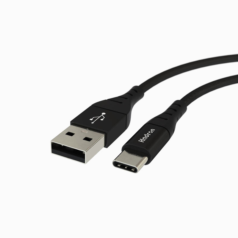 کابل تایپ سی فست شارژ Hadron HTC-A-C02 2.4A QC 1m