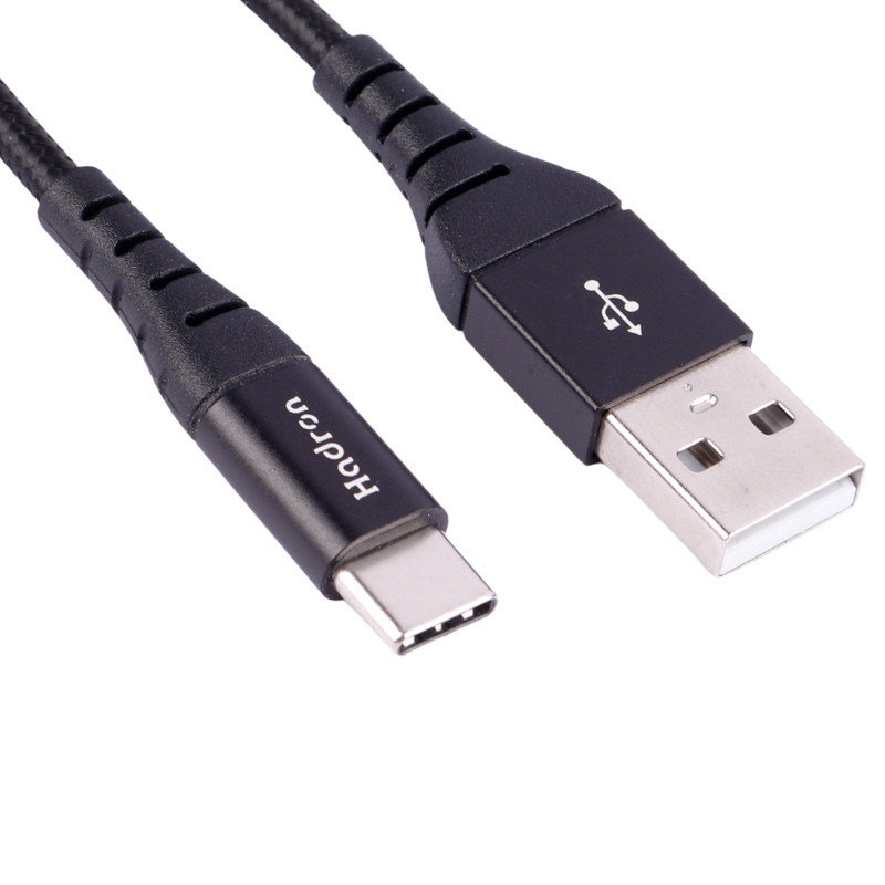 کابل تایپ سی فست شارژ Hadron HTC-A-C02 2.4A QC 1m