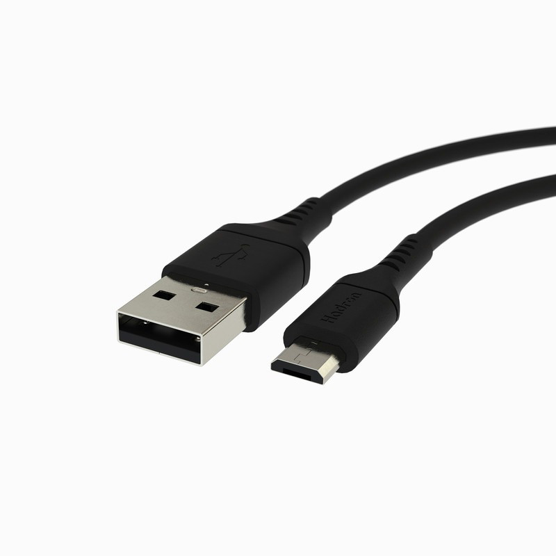 کابل میکرو یو اس بی فست شارژ Hadron HTC-A-U01 2.1A QC 1m