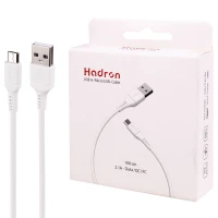 کابل میکرو یو اس بی فست شارژ Hadron HTC-A-U01 2.1A QC 1m
