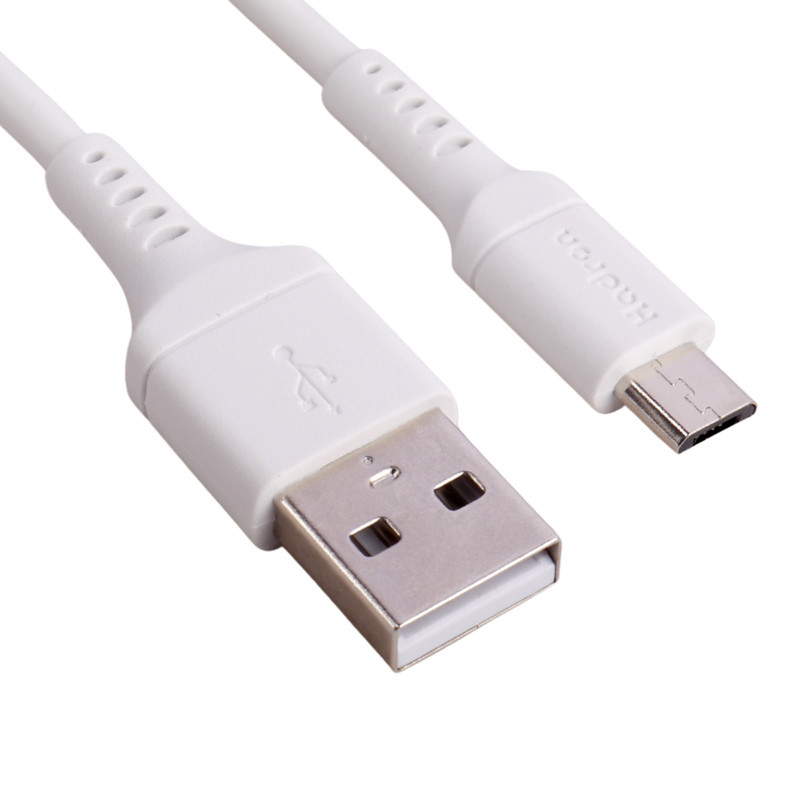 کابل میکرو یو اس بی فست شارژ Hadron HTC-A-U01 2.1A QC 1m