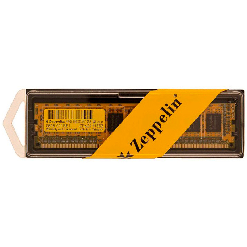 رم کامپیوتر Zeppelin DDR3 8GB 1600MHz CL11 Single
