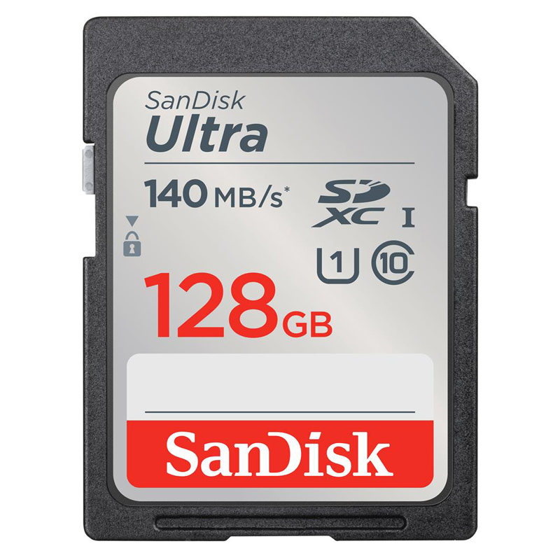 رم اس دی 128 گیگ سن دیسک SanDisk Ultra C10 U1 140MB/s