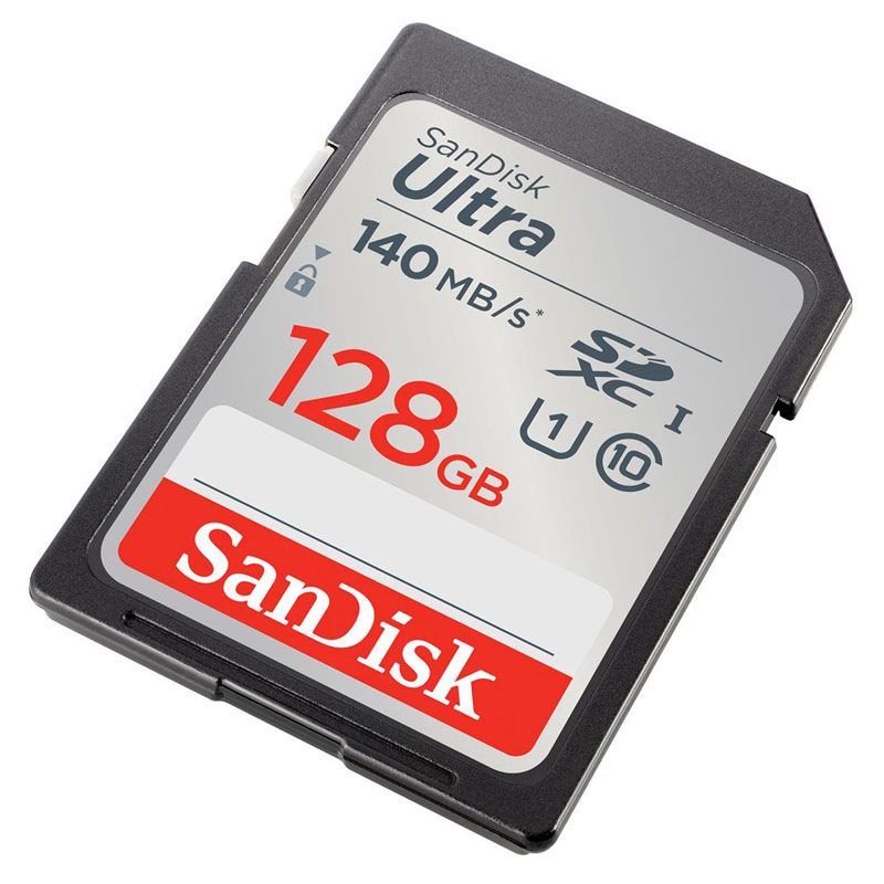 رم اس دی 128 گیگ سن دیسک SanDisk Ultra C10 U1 140MB/s