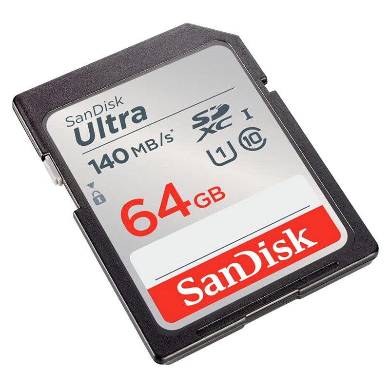 رم اس دی 64 گیگ سن دیسک SanDisk Ultra C10 U1 140MB/s