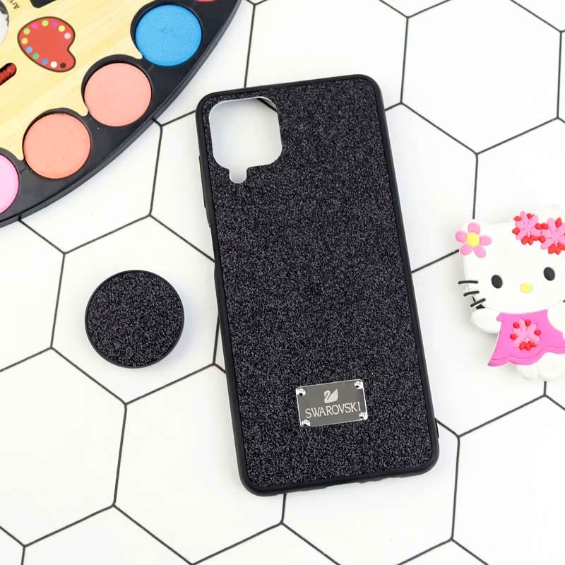 قاب شاینی Swarovski + پاپ سوکت Samsung Galaxy A12