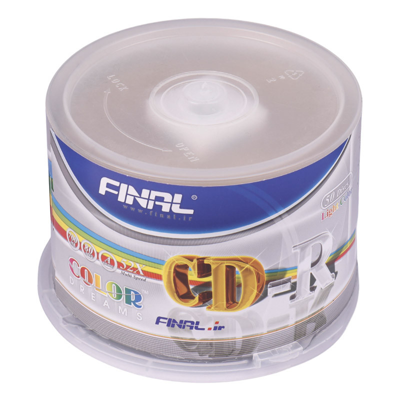 CD خام فینال Final Color بسته 50 عددی
