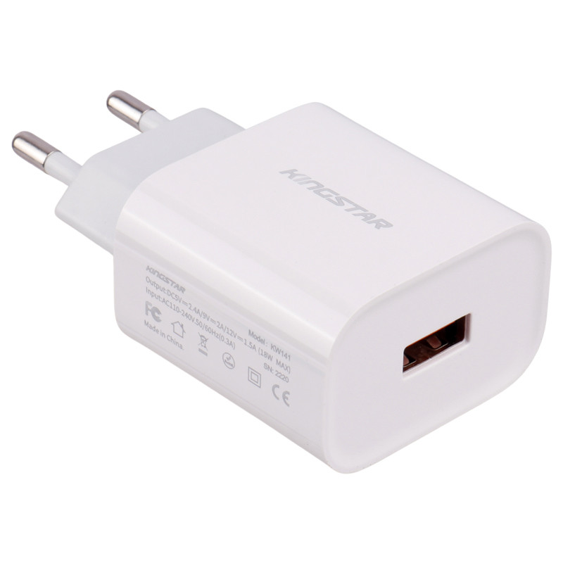 کلگی فست شارژ KingStar KW141 2.4A QC3.0 PD 18W