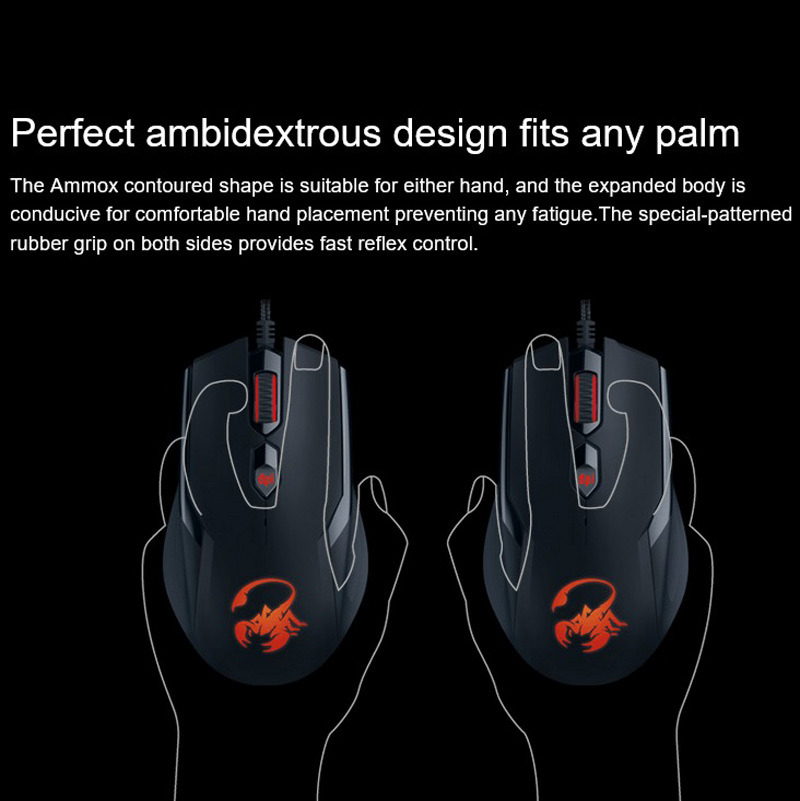 موس گیمینگ Genius Ammox X1-400