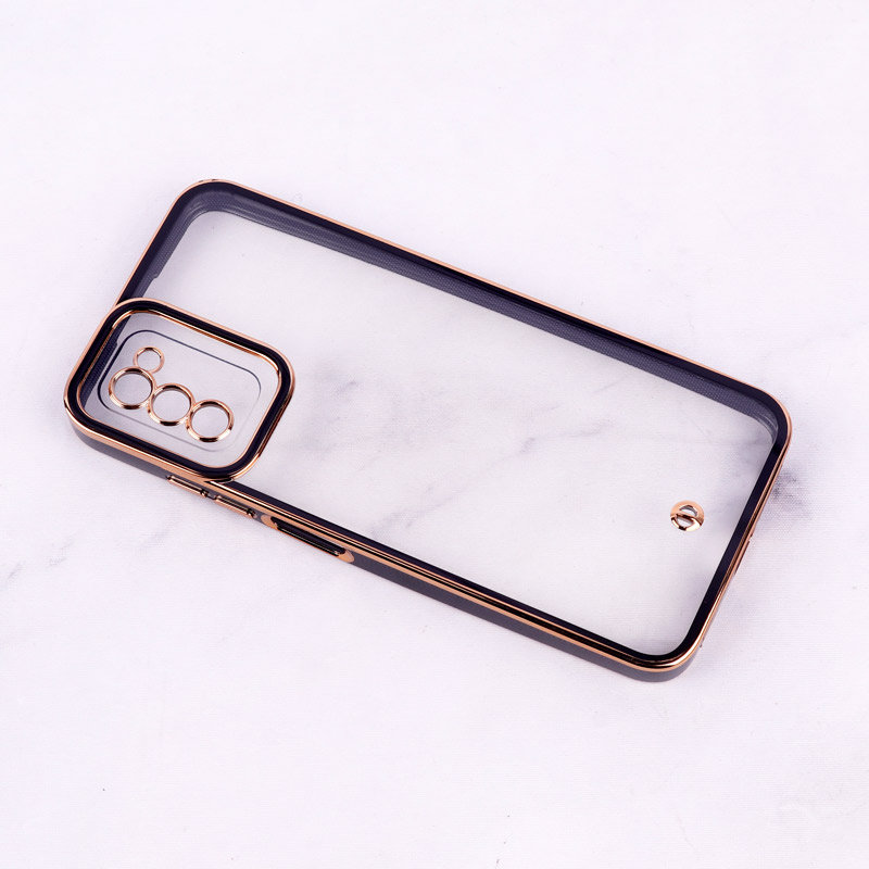 قاب Space سامسونگ Galaxy A02s دور رنگی محافظ لنزدار