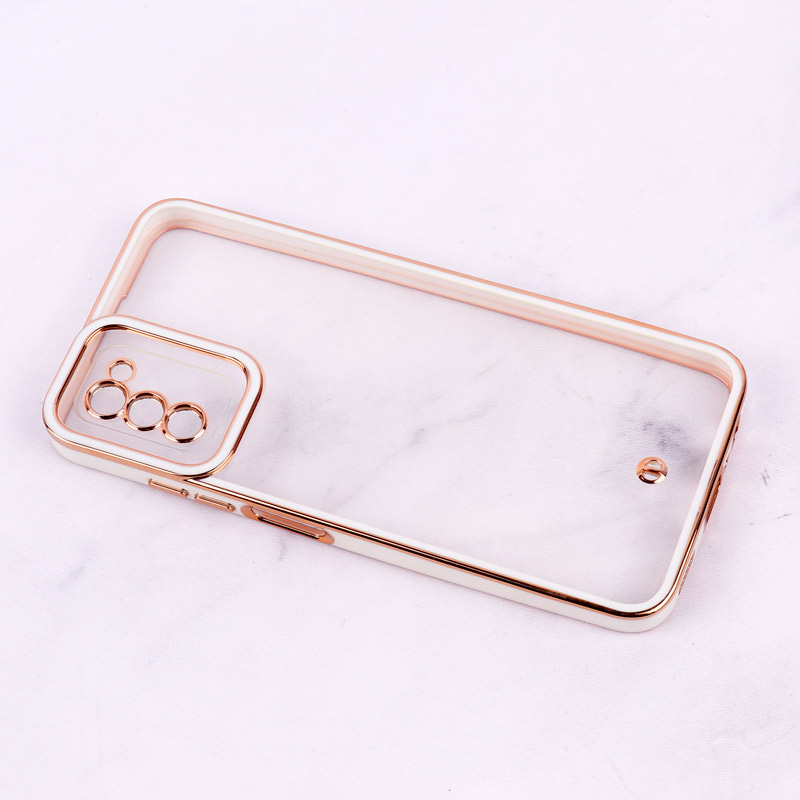 قاب Space سامسونگ Galaxy A02s دور رنگی محافظ لنزدار