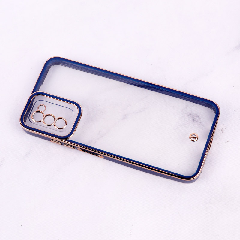 قاب Space سامسونگ Galaxy A02s دور رنگی محافظ لنزدار