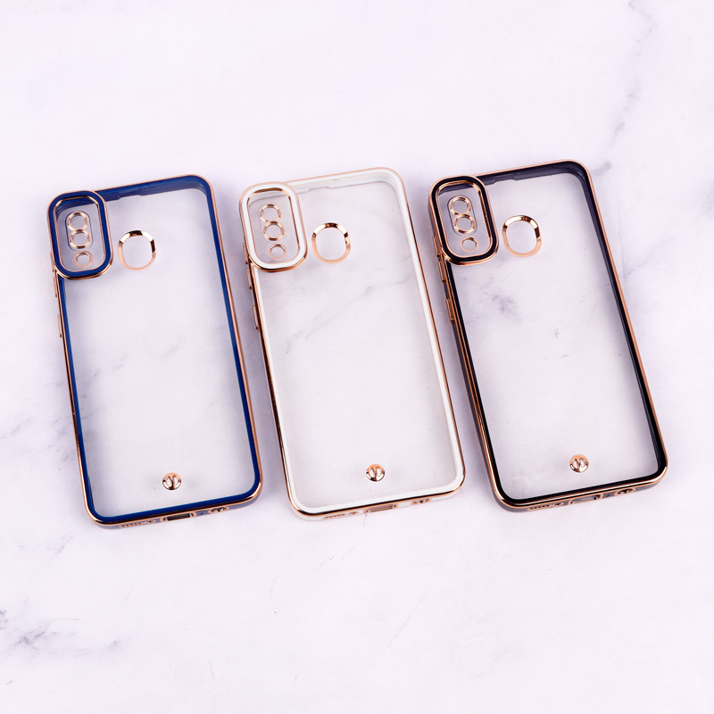 قاب Space سامسونگ Galaxy A20 / A30 دور رنگی محافظ لنزدار