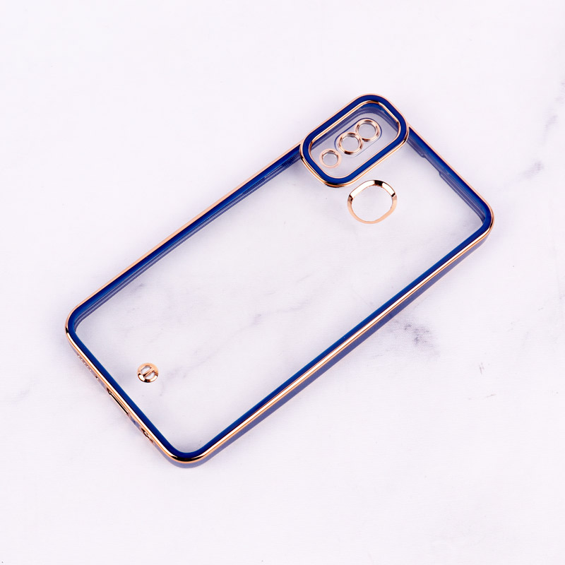 قاب Space سامسونگ Galaxy A20 / A30 دور رنگی محافظ لنزدار