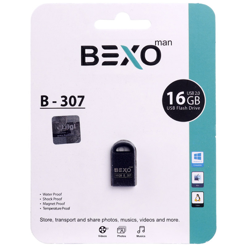 فلش 16 گیگ بکسومن Bexoman B-307