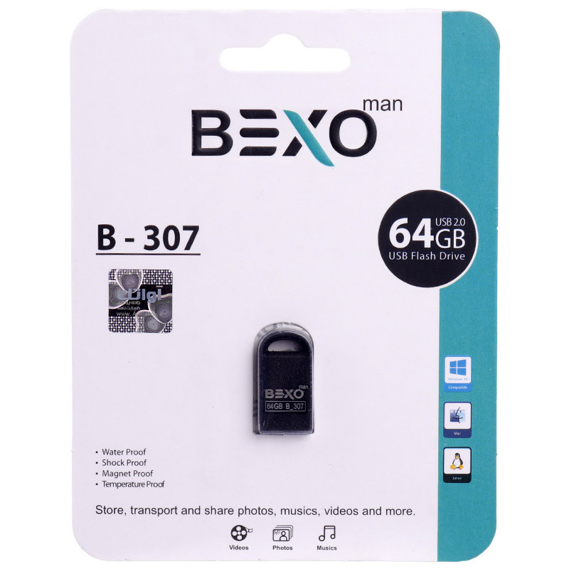 فلش 64 گیگ بکسومن Bexoman B-307