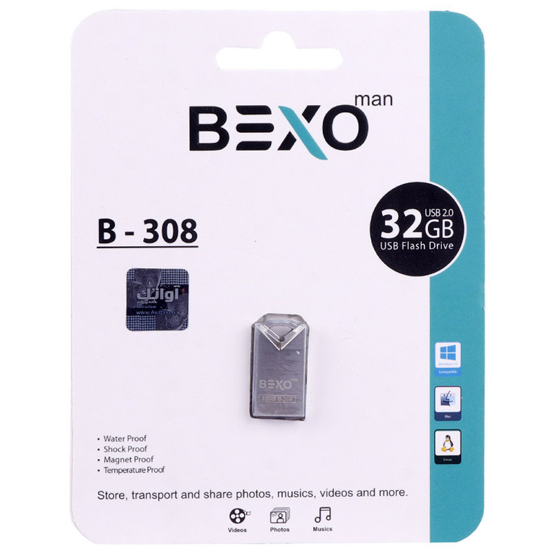 فلش 32 گیگ بکسومن Bexoman B-308