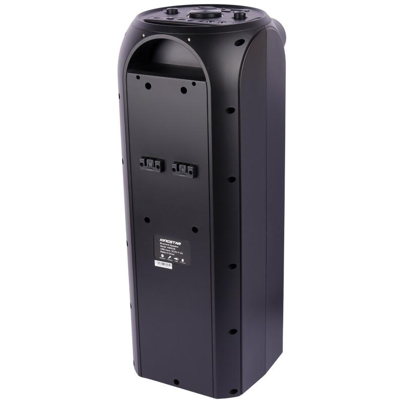 اسپیکر چمدانی بلوتوثی رم و فلش خور KingStar KBS530 + میکروفون و ریموت کنترل