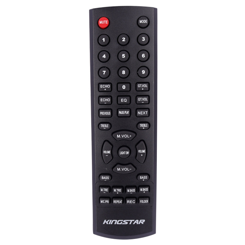اسپیکر چمدانی بلوتوثی رم و فلش خور Kingstar KBS590 + میکروفون و ریموت کنترل