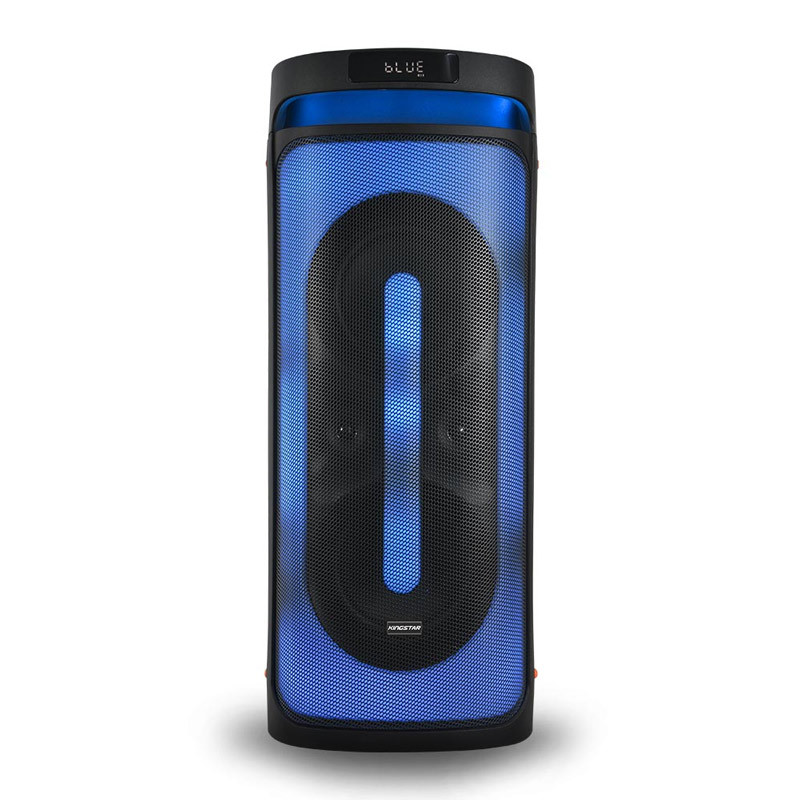 اسپیکر چمدانی بلوتوثی رم و فلش خور Kingstar KBS590 + میکروفون و ریموت کنترل