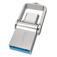 فلش 64 گیگ وریتی Verity O512 OTG Type-C USB3.0