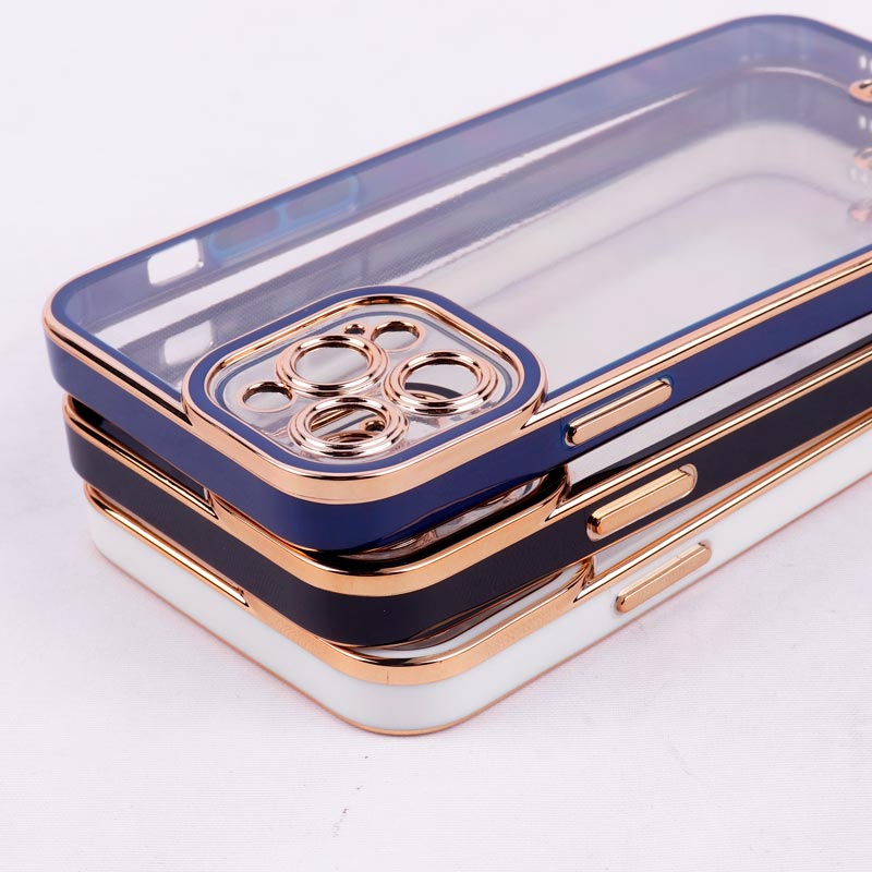 قاب Space آیفون iPhone 12 Pro دور رنگی محافظ لنزدار