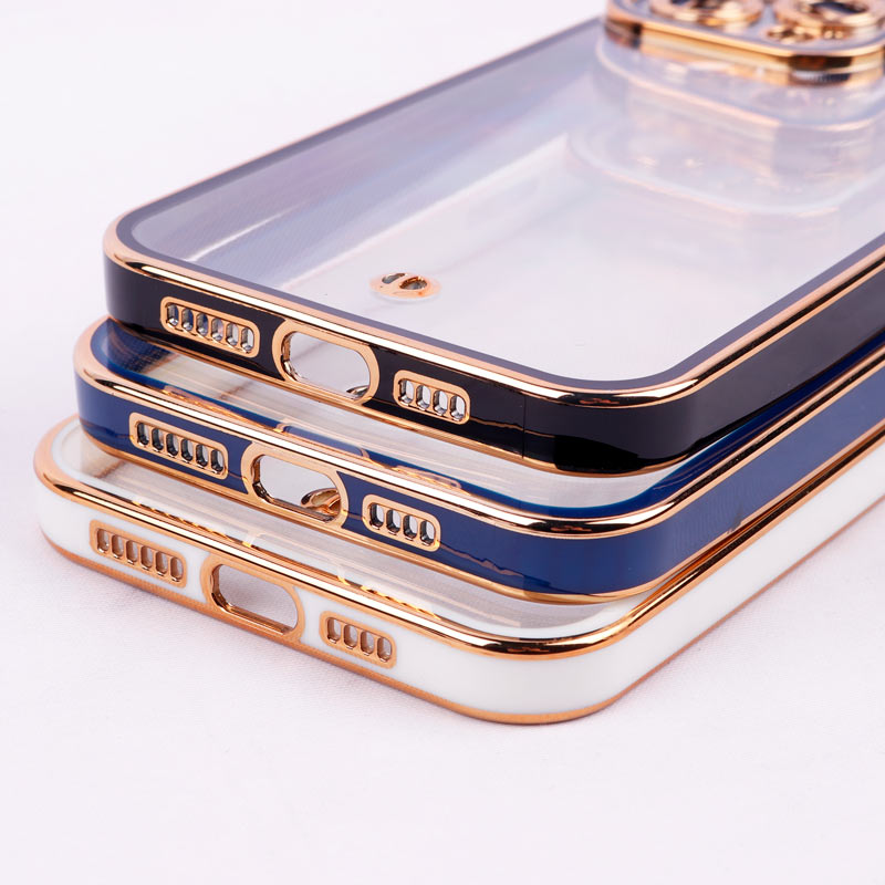 قاب Space آیفون iPhone 13 Pro Max دور رنگی محافظ لنزدار