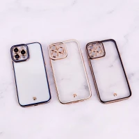 قاب Space آیفون iPhone 13 Pro Max دور رنگی محافظ لنزدار