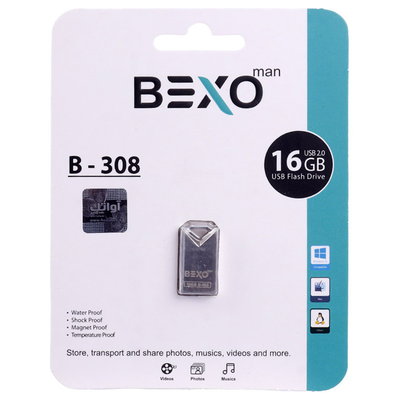 فلش 16 گیگ بکسومن Bexoman B-308