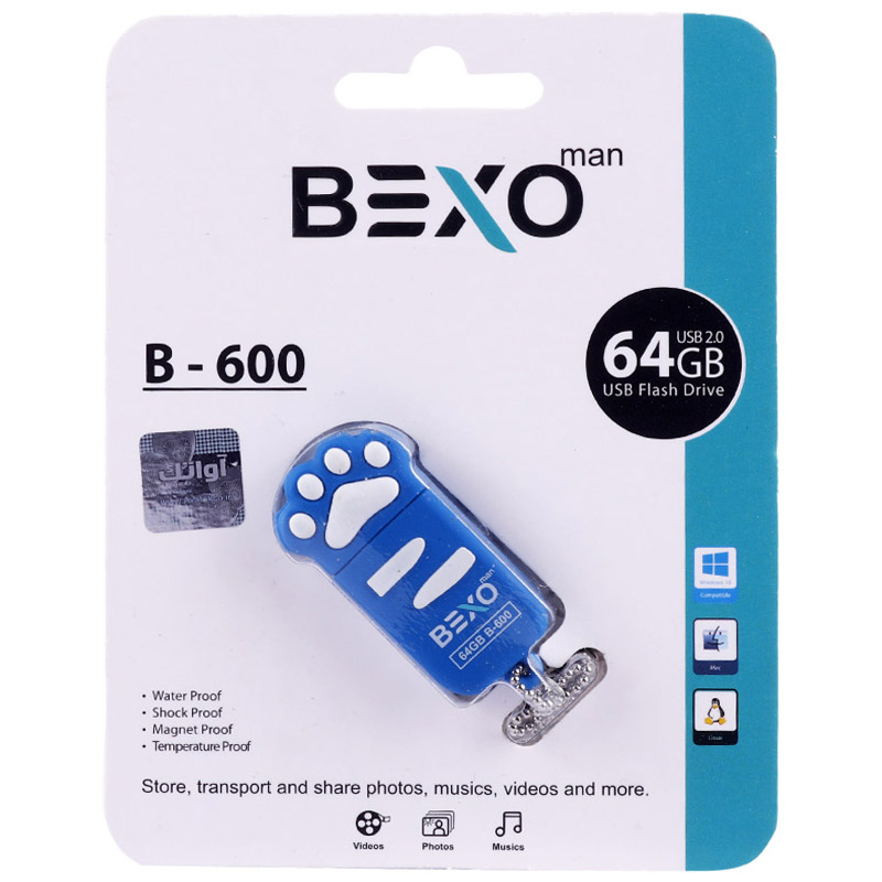 فلش 64 گیگ بکسومن Bexoman B-600