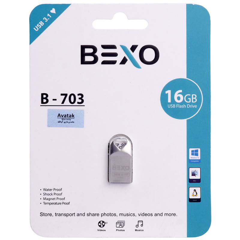 فلش 16 گیگ بکسومن Bexoman B-703 USB3.1
